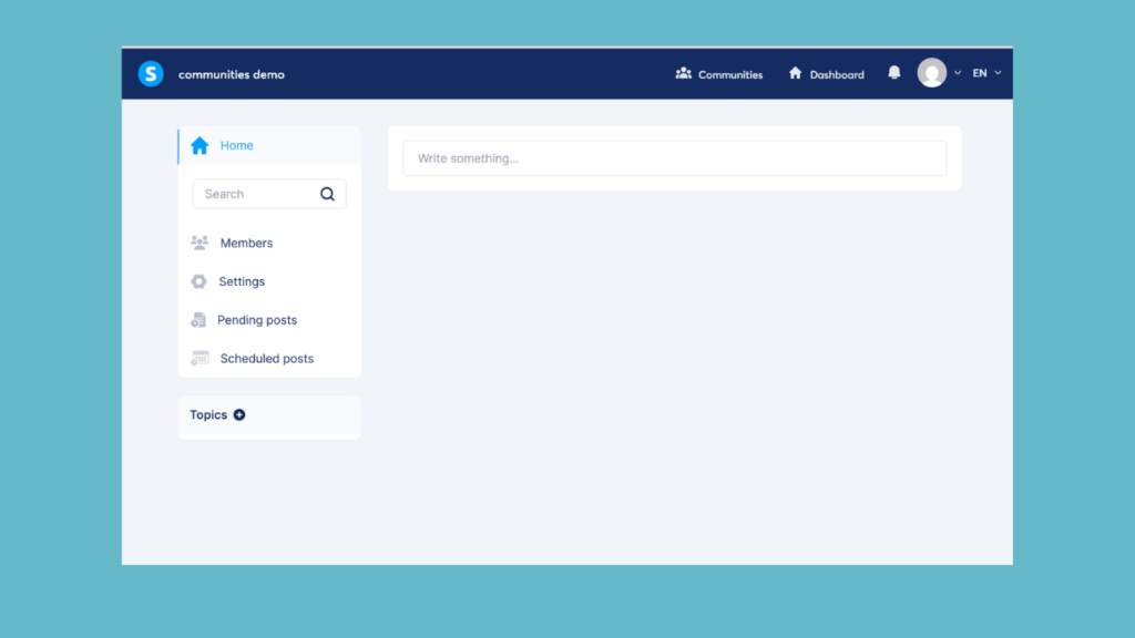 community feed in systeme.io